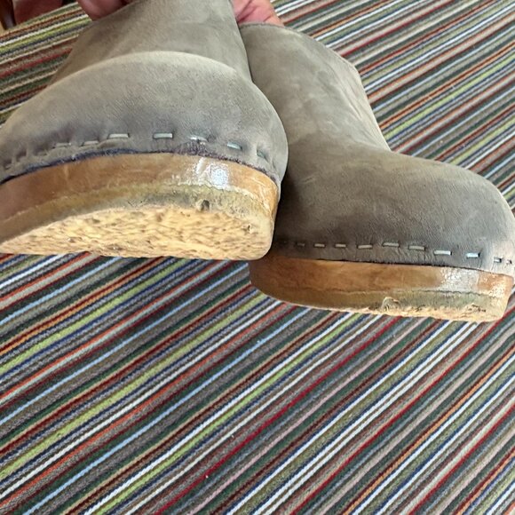 Store No. 6 New School Gray Clog Shoes Size 40 - Picture 3 of 10
